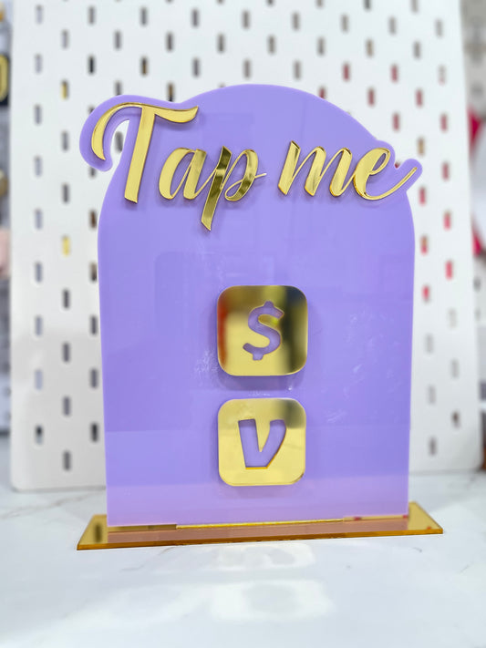 Tap Me NFC Smart Display Board – Personalized Social Media Tap Card for Businesses & Creators