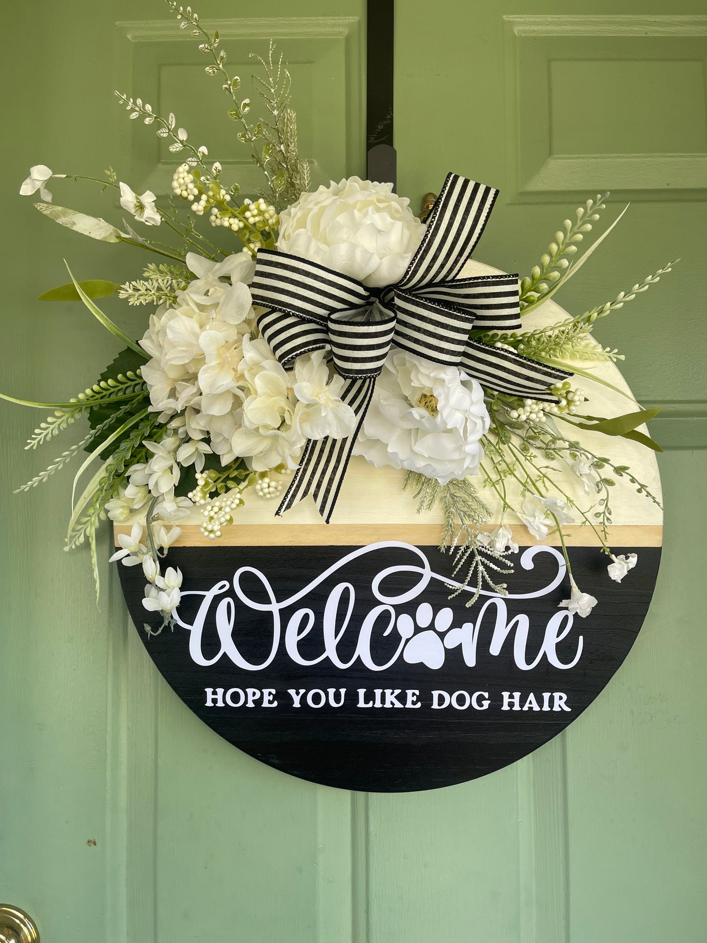 Fall Pumpkin Door Hanger | Rustic Front Door Decor | Autumn Wreath | Burlap Bow | Seasonal Door Sign | Housewarming Gift