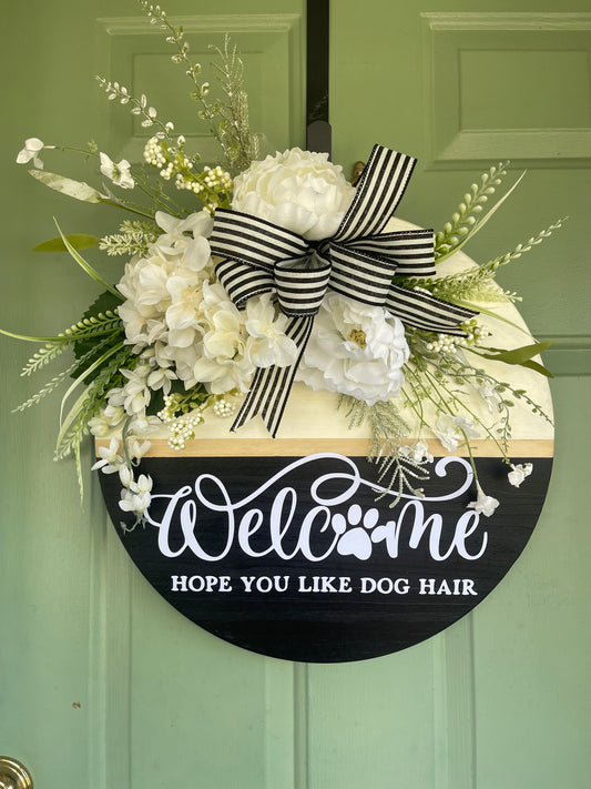 Fall Pumpkin Door Hanger | Rustic Front Door Decor | Autumn Wreath | Burlap Bow | Seasonal Door Sign | Housewarming Gift