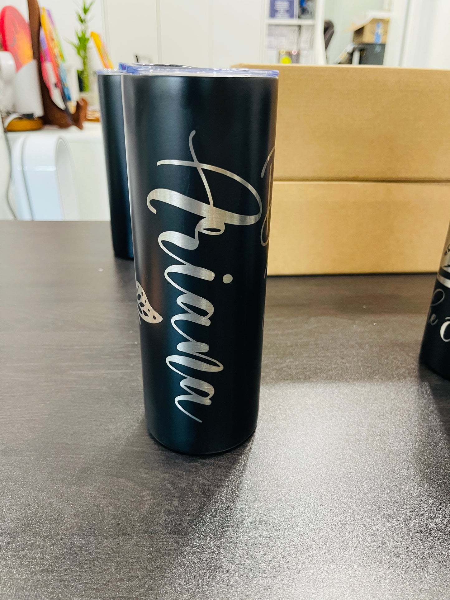 Personalized 20oz Skinny Engraved Tumbler – Premium Stainless Steel Travel Cup