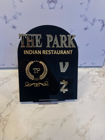 Tap Me NFC Smart Display Board – Personalized Social Media Tap Card for Businesses & Creators