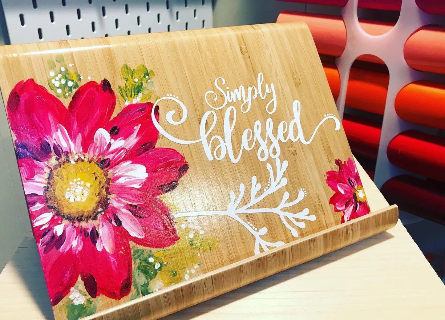 Bamboo Wood Phone & Tablet Stand Combo | Personalized with Coaster  Highlights: