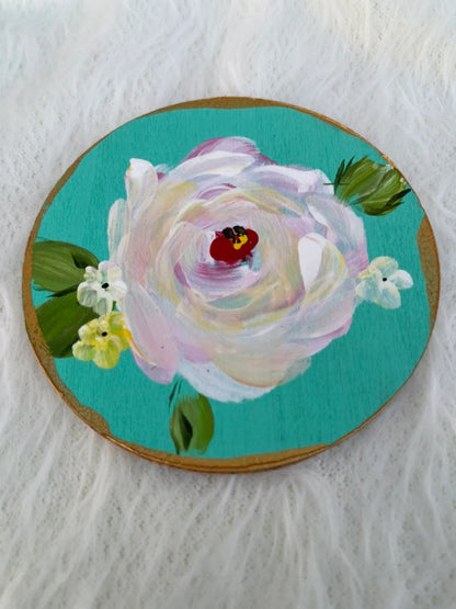 🌸 Chiffon Roses 3-Pack Gift Set | Cook Book Holder, Phone Stand & Coaster